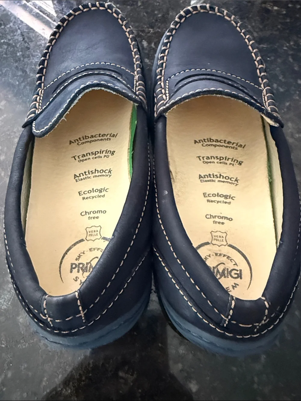 Primigi Blue Leather Loafers